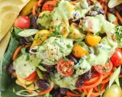 Southwestern Sweet Potato Noodle Bowls